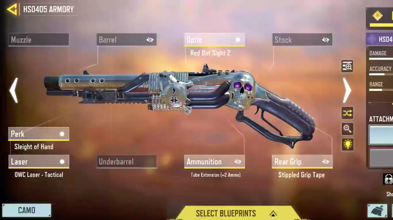 بهترین شات گان های کالاف دیوتی موبایل HS0405