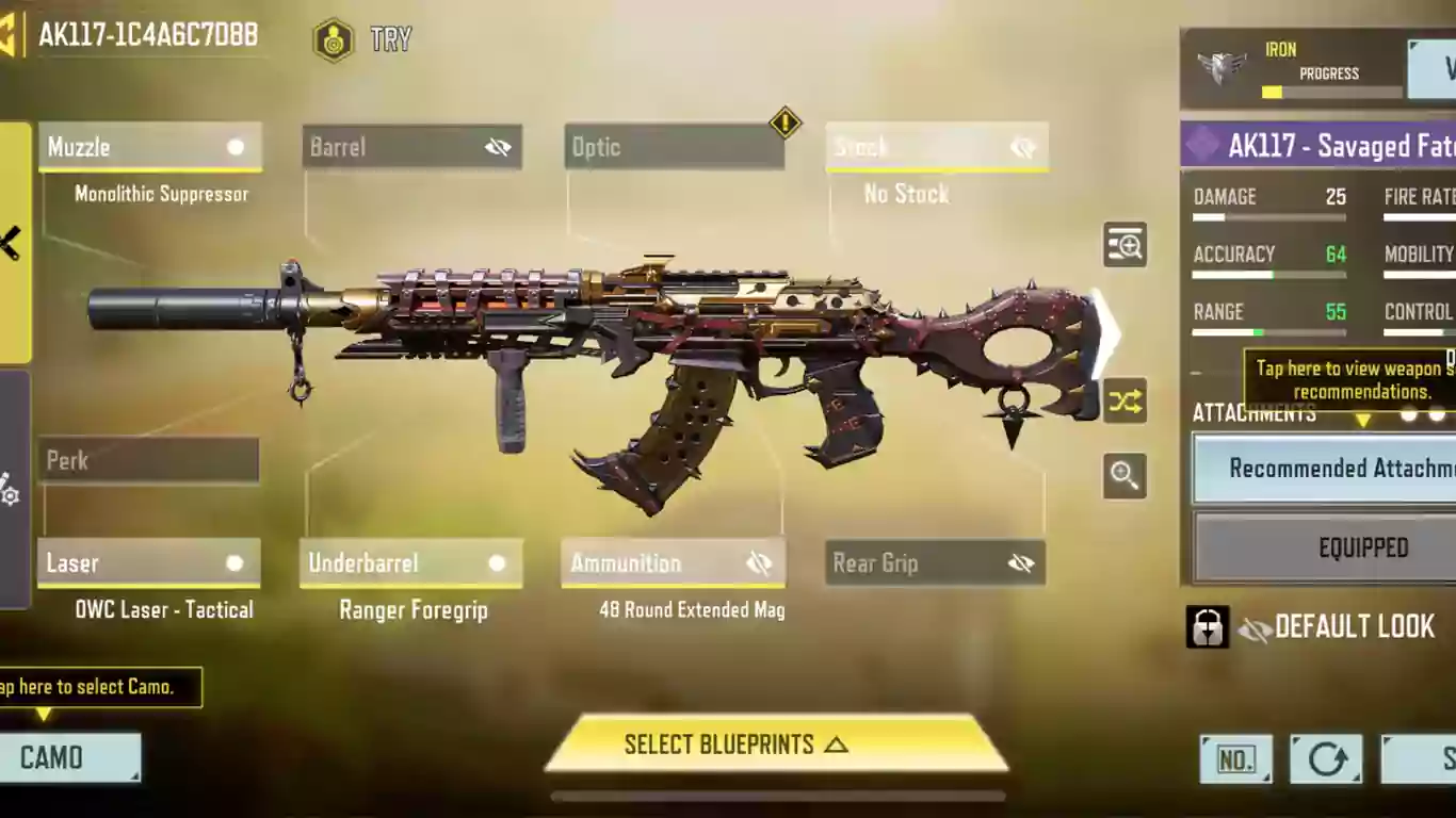 AK117 - اسلحه کالاف موبایل