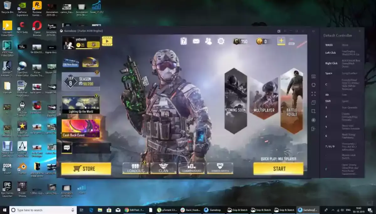 شبیه ساز اندروید برای کالاف موبایل - GameLoop