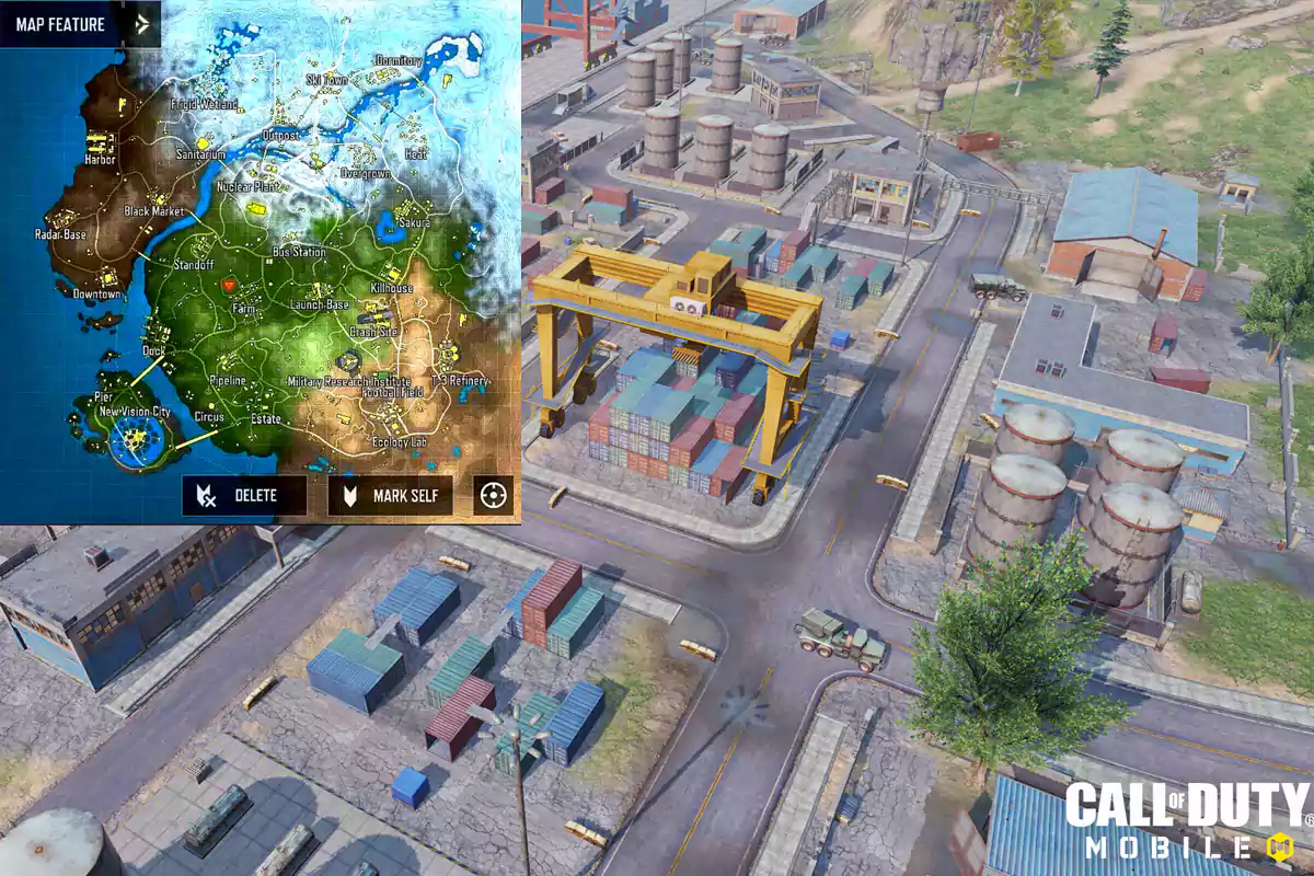 بهترین مکان‌ها برای فرود در نقشه Isolated کالاف دیوتی موبایل