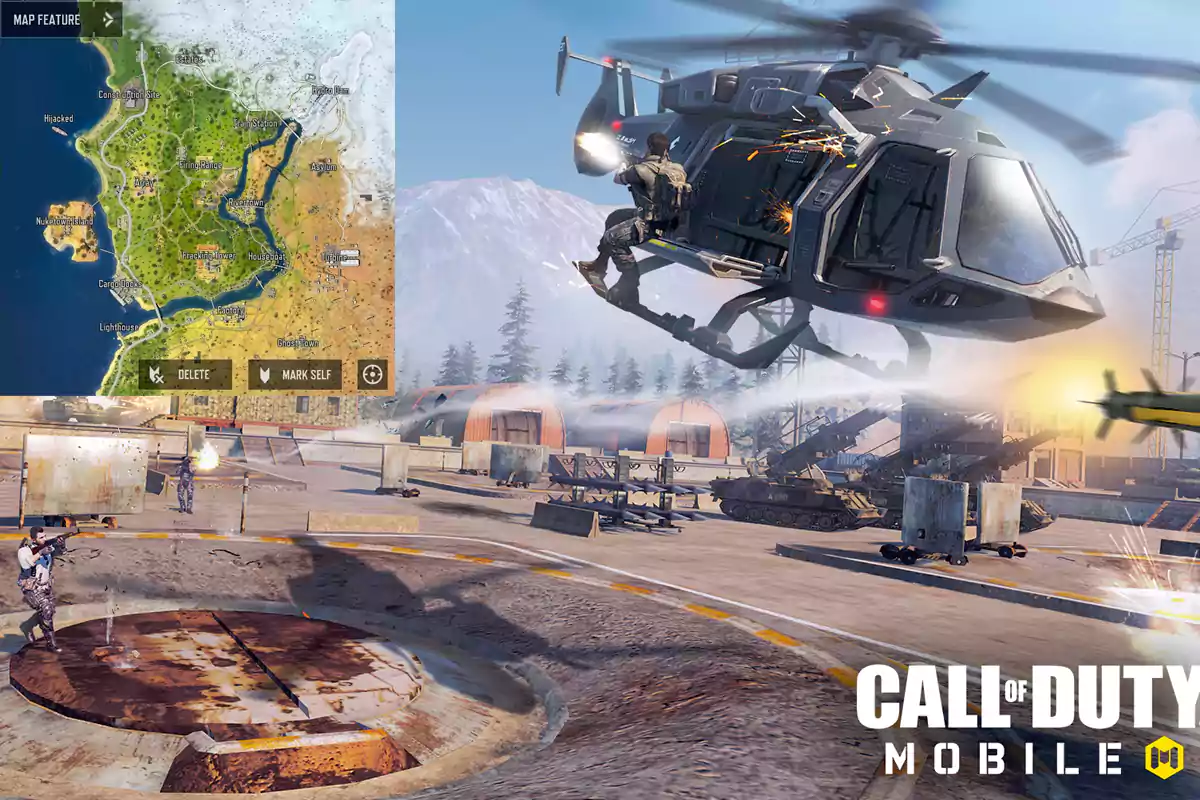 بهترین مکان ها برای فرود در نقشه Blackout کالاف دیوتی موبایل