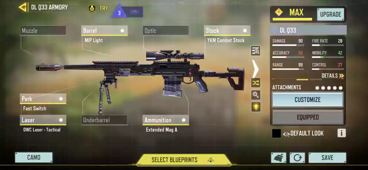 بهترین لودات اسنایپ کالاف دیوتی موبایل