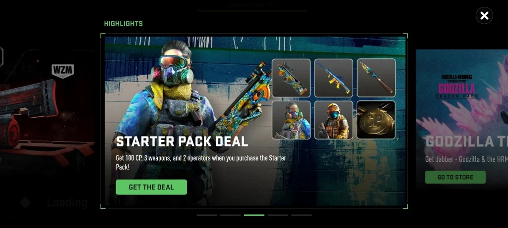 استارتر پک کالاف دیوتی موبایل چیست