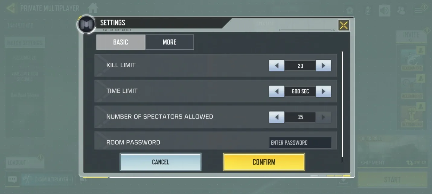 تنظیم قوانین مسابقه کالاف دیوتی موبایل