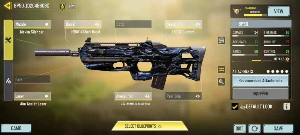 اتچمنت اسلحه BP50 