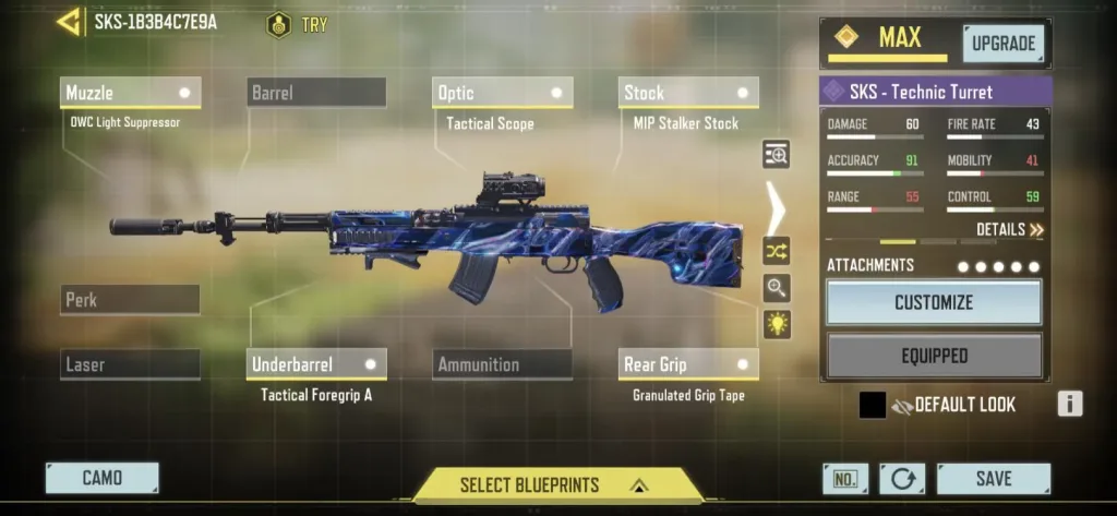 اتچمنت اسلحه SKS