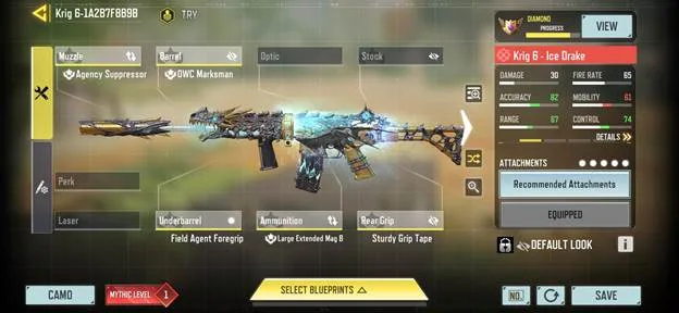 تنظیم دقیق اتچمنت ها در Gunsmith