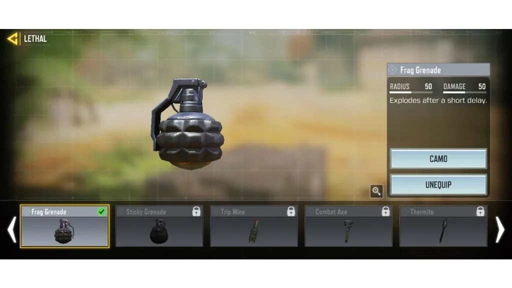 نارنجک Frag Grenade
