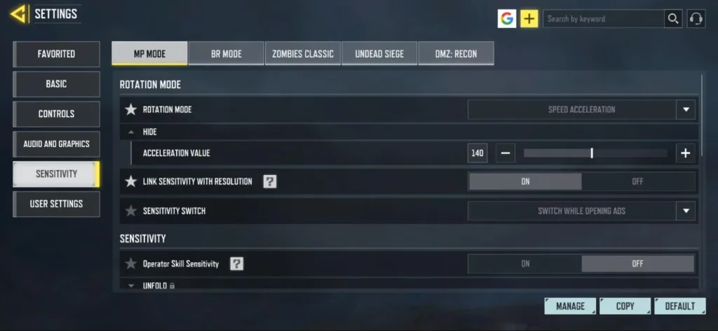 ترجمه بخش Rotation Mode در کالاف دیوتی موبایل