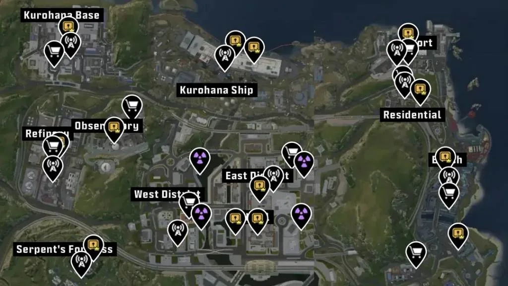 مپ های مود DMZ Recon