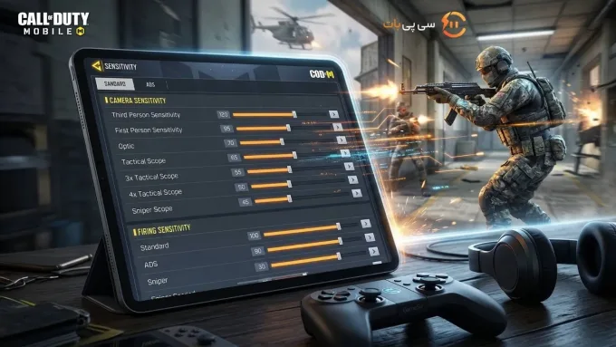ترجمه تنظیمات سنسیویتی کالاف دیوتی موبایل
