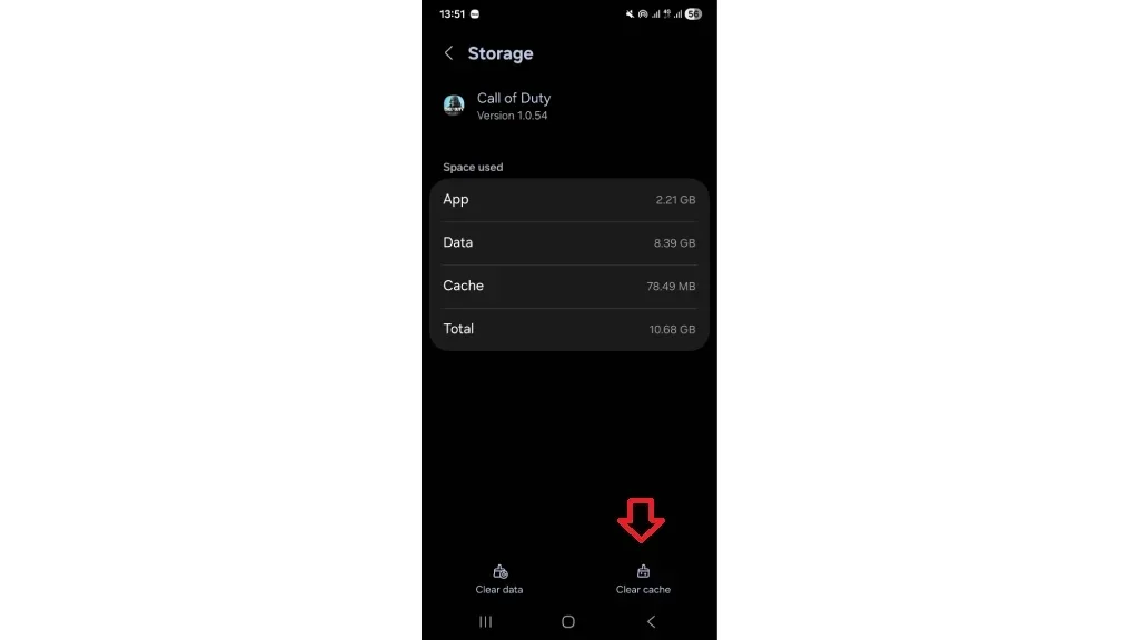 clear cache کالاف