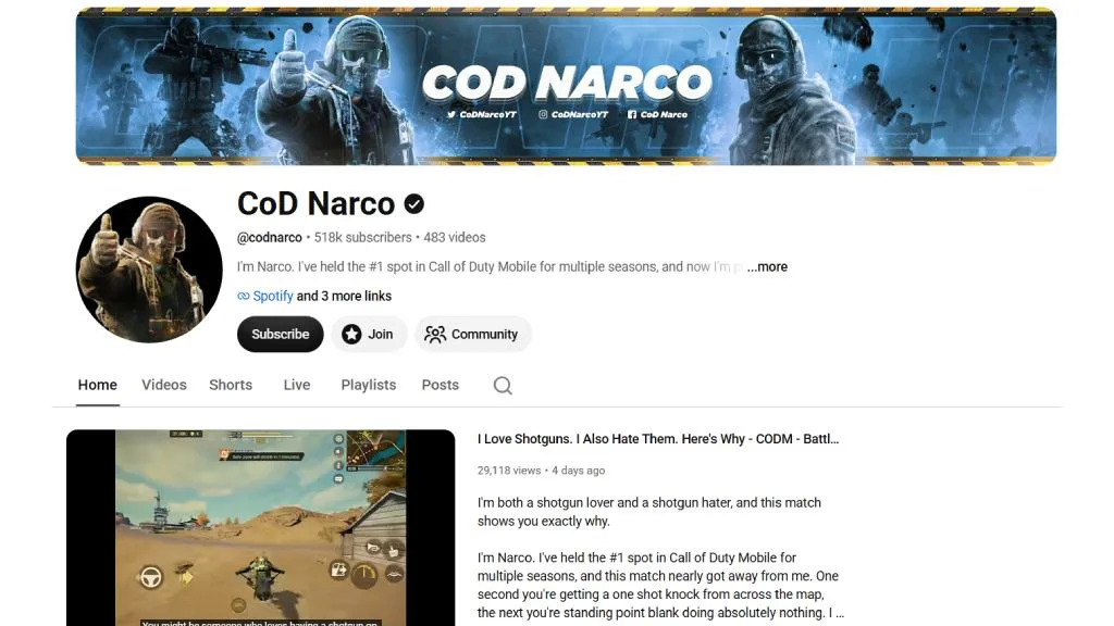 COD Narco